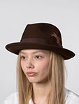 Шляпа BAILEY арт. 7034 BLIXEN (темно-коричневый)